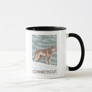 Caneca Cena de ConnecticutWolf