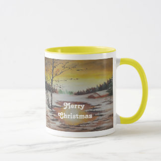 Caneca Cena de Inverno de Mug Ann Hayes
