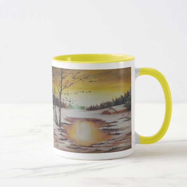 Caneca Cena de Inverno de Mug Ann Hayes (Direita)