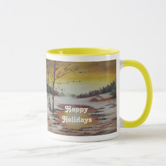Caneca Cena de Inverno de Mug Ann Hayes