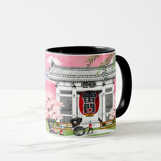 Caneca Cena de Japão (Frente Esquerda)