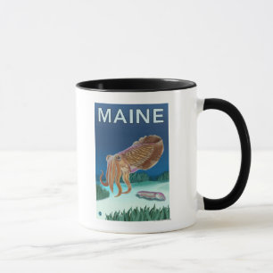 Caneca Cena de MaineCuttlefish