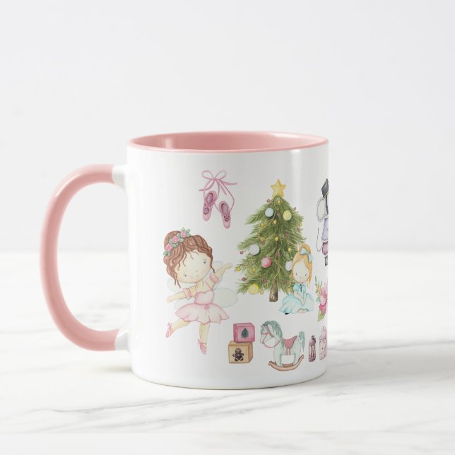 Caneca Cena de Natal do Nutcracker (Esquerda)
