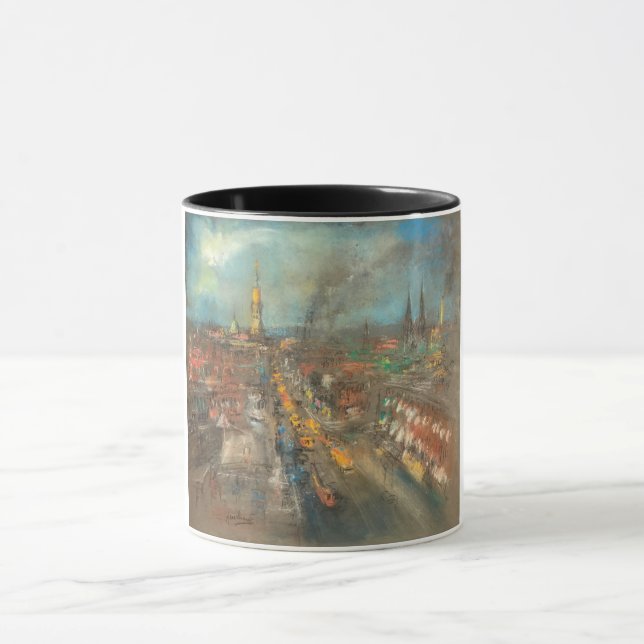 Caneca Cena de Rua em Indianápolis (Indiana, EUA) (Centro)