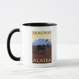 Caneca Cena do caribu - Skagway, Alaska
