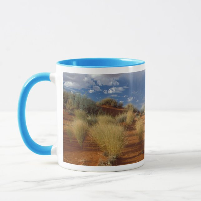 Caneca Cena do Deserto de Kalahari, fronteira Transfronte (Esquerda)
