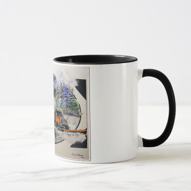 Caneca Cena do inverno (Direita)