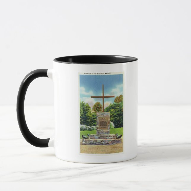 Caneca Cena do Monumento Marquis de Montcalmo (Esquerda)