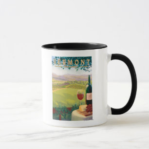 Caneca Cena do país de VermontWine