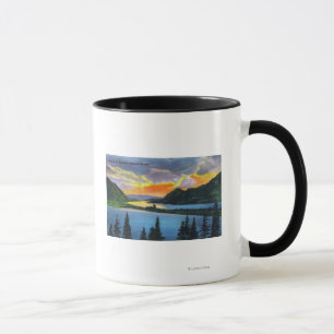 Caneca Cena do Sol no Rio Columbia
