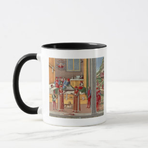 Caneca Cena medieval da amputação