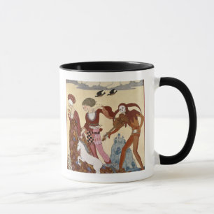 Caneca Cena medieval por Georges Barbier