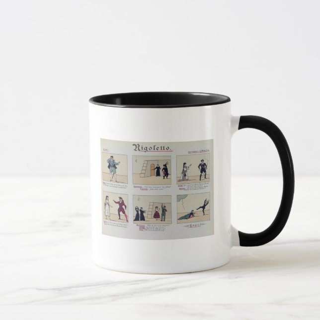 Caneca Cenas da ópera 'Rigoletto (Direita)