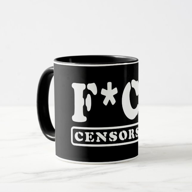 CANECA CENSURA F*CK (Frente Esquerda)