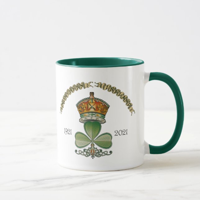 Caneca Centenário Mug da Irlanda do Norte (Direita)