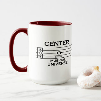 Caneca Centro do Universo Musical Alto Clef 15oz Mug