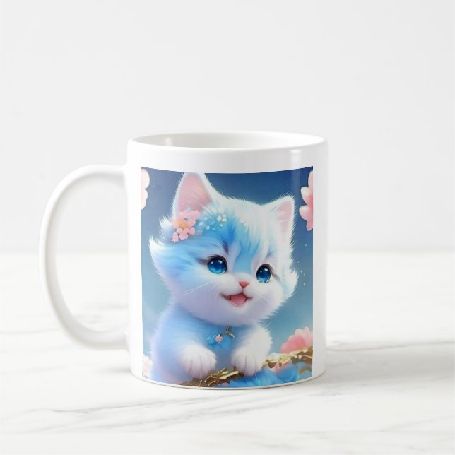 Caneca Cerâmica Adorável, De Rato Gato - Perfeita  (Esquerda)