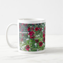 Caneca cerâmica com Petunias