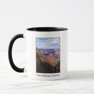 Caneca cerâmica da borda sul do Grand Canyon da