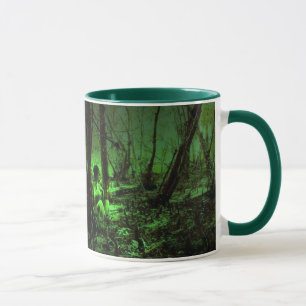 caneca cerâmica do avatar elfo da madeira