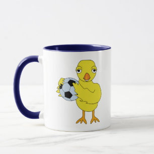 Caneca Cerâmica do Pintinho de futebol