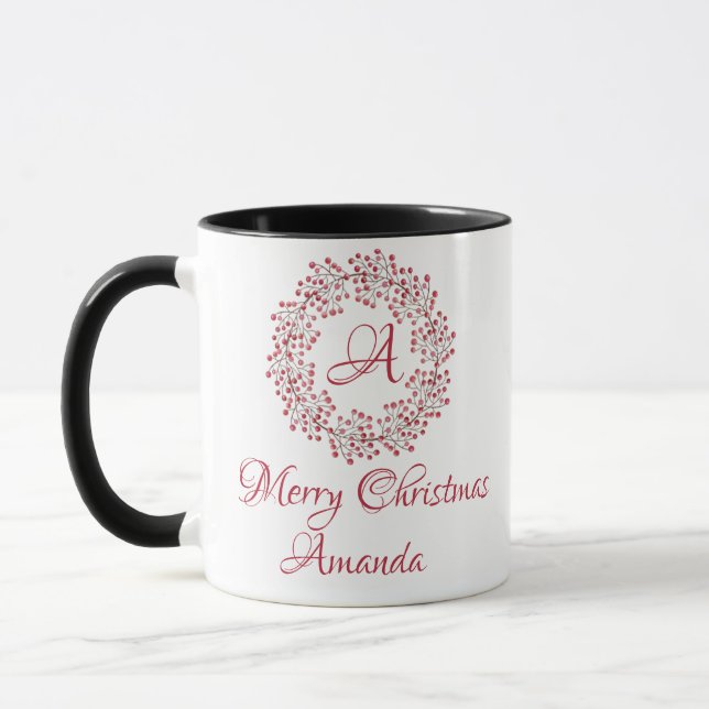 Caneca Cereja de Natal (Esquerda)