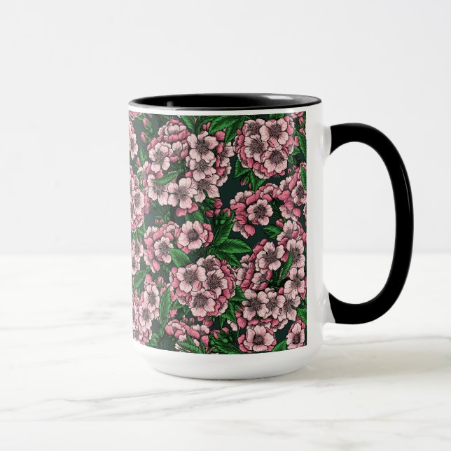 Caneca Cereja floresce 2 (Direita)