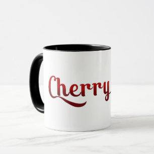 Caneca Cereja Vermelha Retro Vintage Tipo Gráfico Moda