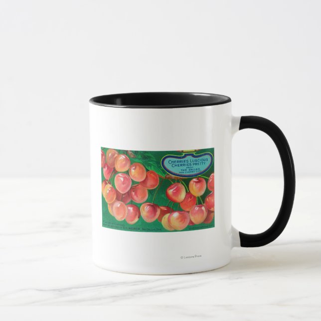 Caneca Cerejas de Cherry CityThe Dalles, OR (Direita)