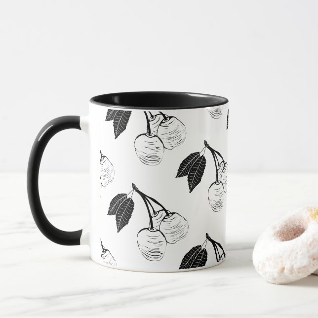 Caneca Cerejas em um (Com Donut)