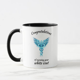 Caneca Cerimônia do Casaco Branco Cristal Médico