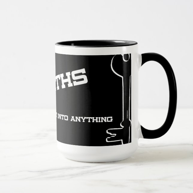 Caneca Cerneiros Conseguem Entrar em Qualquer Coisa Canec (Direita)