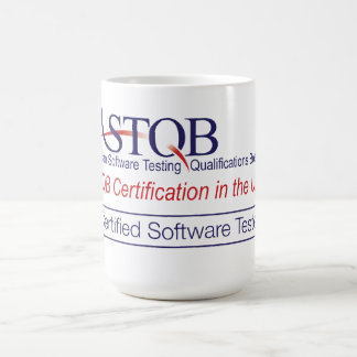 Caneca certificada ASTQB do verificador do