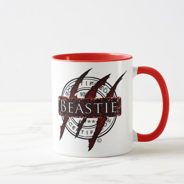 Caneca certificada de Beastie (Direita)
