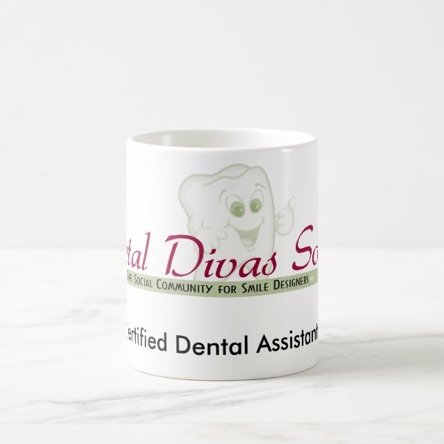 Caneca certificada do assistente dental (Centro)