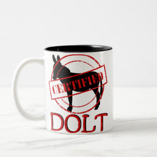 Caneca certificada Dolt do Dois-Tom