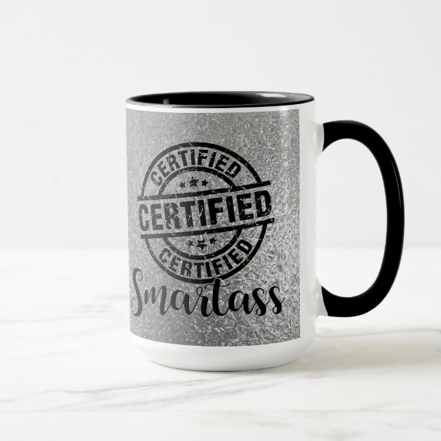 Caneca Certificado de Sábio Prateado (Direita)