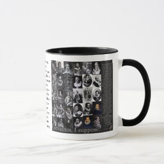 Caneca CERVANTES, eu supor? - Taza de QUIXOTE dos anos