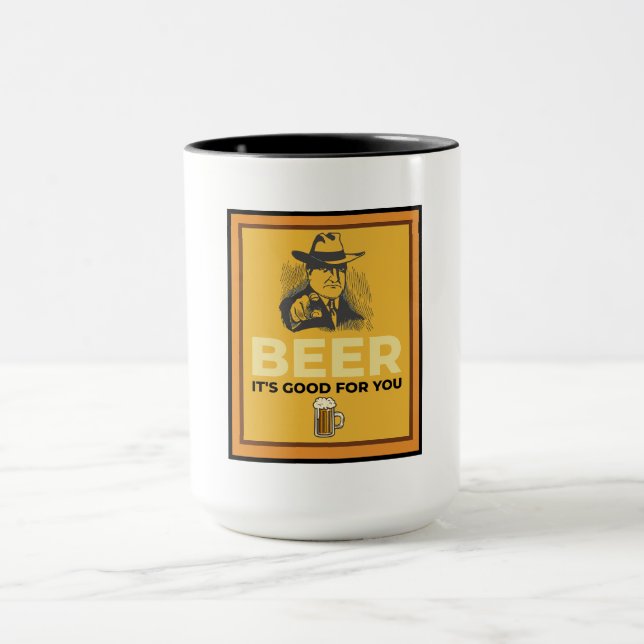 CANECA CERVEJA. É BOM PARA VOCÊ. (Centro)