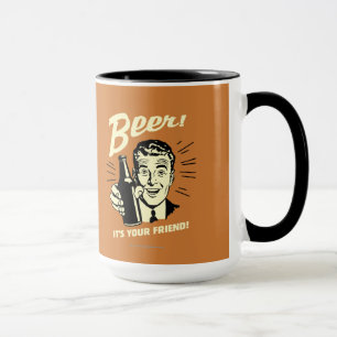 Caneca Cerveja: É seu amigo