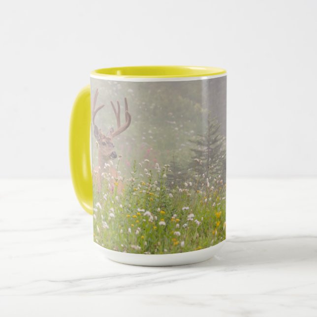Caneca Cervo Macho | Parque Nacional Mount Rainier (Frente Esquerda)