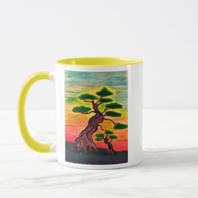 Caneca Céu cor de laranja (Esquerda)