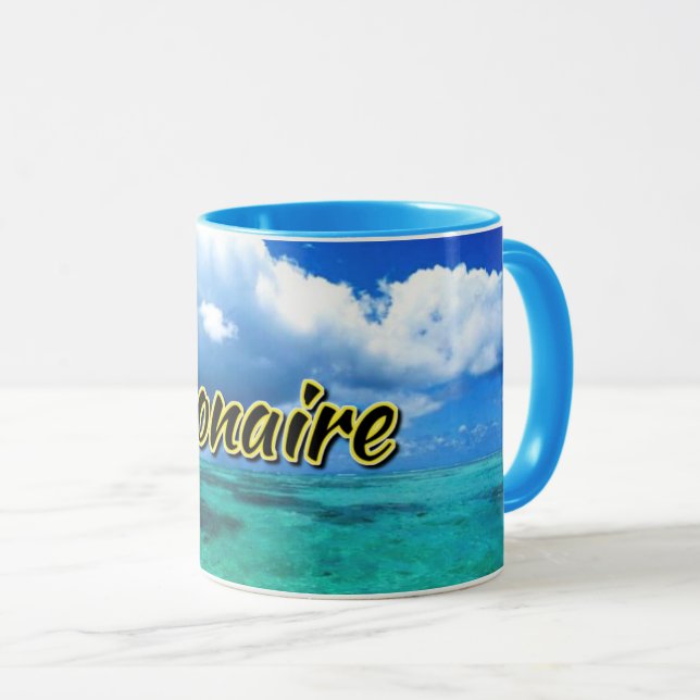 Caneca Céu marinho Bonaire (Frente Esquerda)