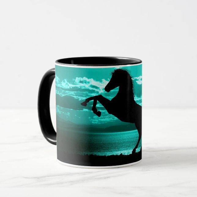 Caneca Céu Negro e Água (Frente Esquerda)