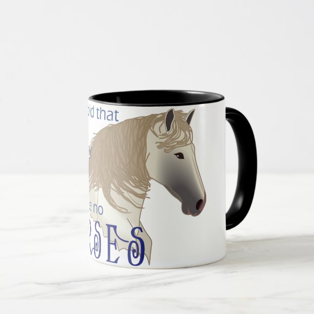 Caneca Céu Sem Cavalos (Frente Esquerda)