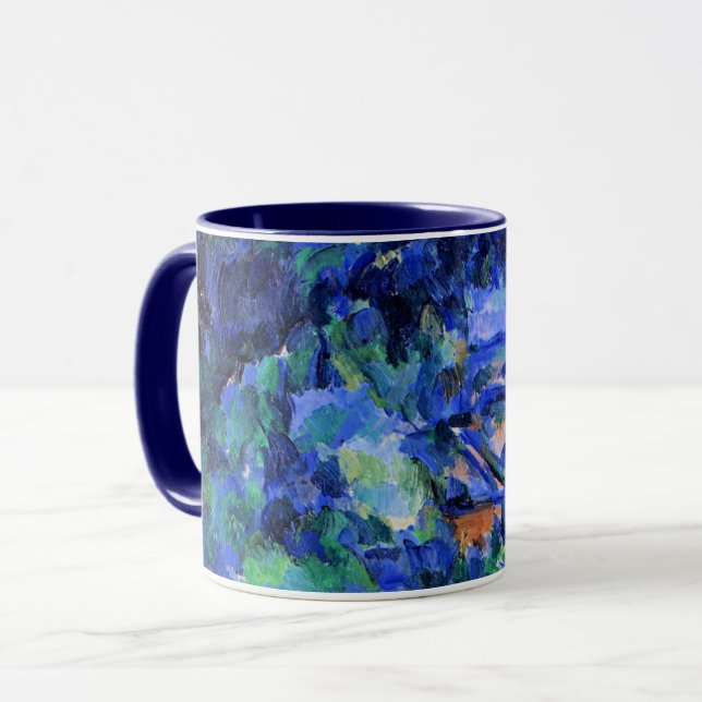 Caneca Cezanne - Paisagem Azul (Frente Esquerda)