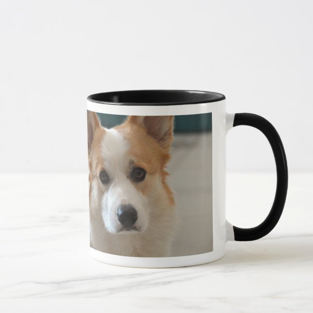 Caneca CH. ESCAVADORA - cara do corgi de galês do (Direita)