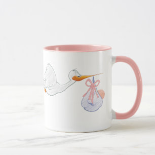 Caneca Chá de Bebê para Meninas 