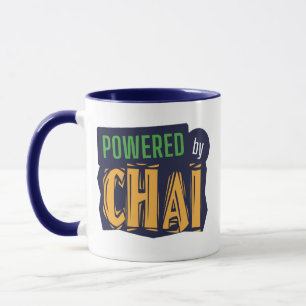 Caneca Chai? Funny Chai Indian Comida Pun Powered By Chai