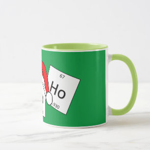 Caneca Chalaça do Natal do elemento da química do Holmi